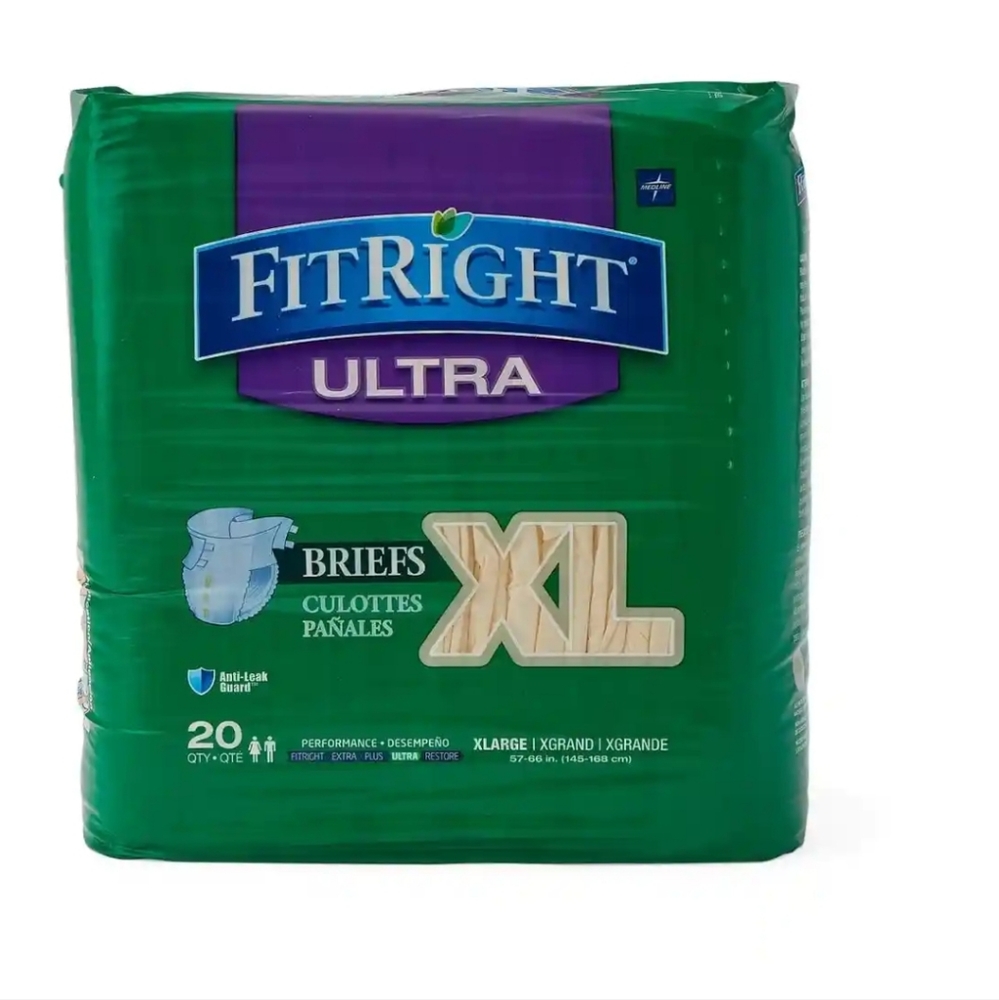Fitright ULTRA Adult Incontinence XL Briefs